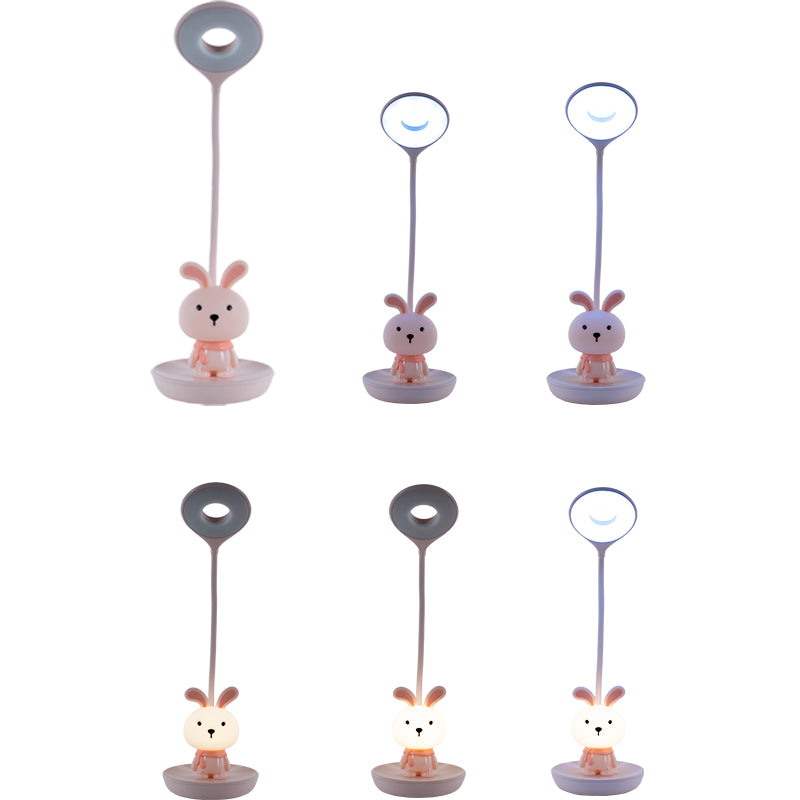 Настольная лампа LED с аккумулятором Bunny Kite K24-492-1-2, розовый