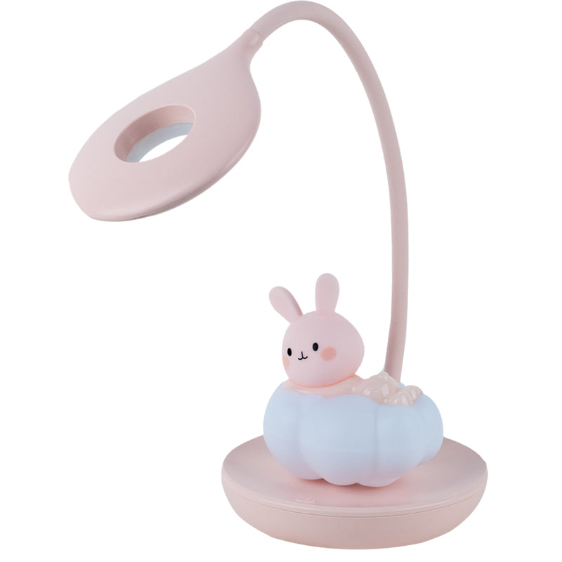 Настольная лампа LED с аккумулятором Cloudy Bunny Kite K24-493-1-2, розовый