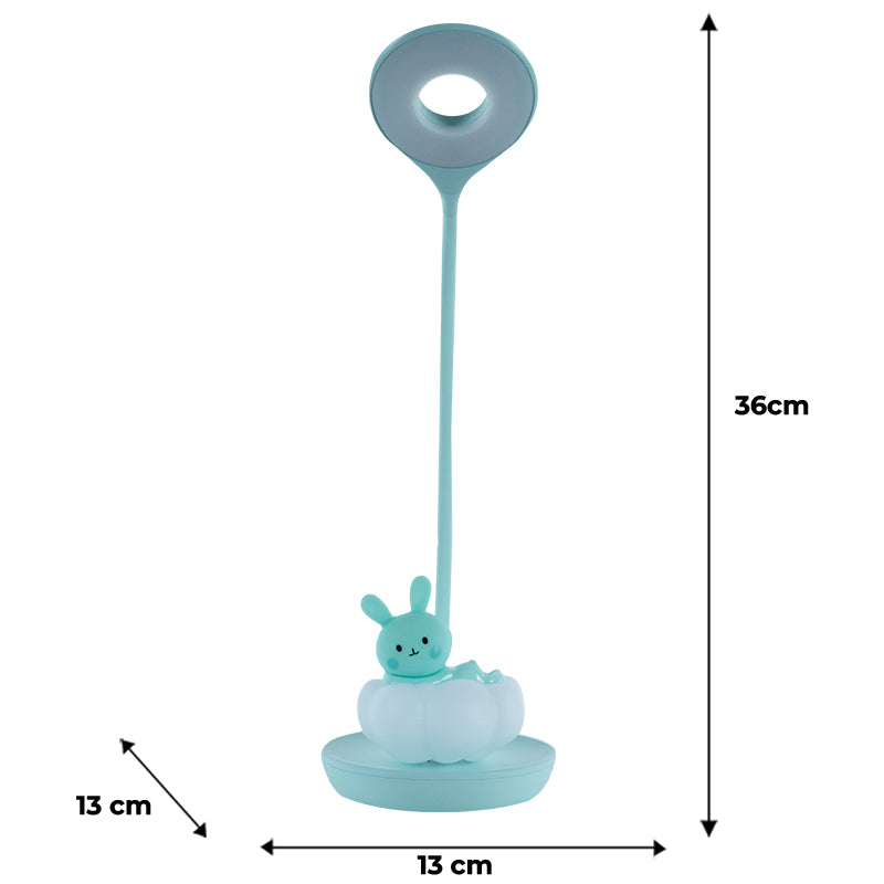 Настольная лампа LED с аккумулятором Cloudy Bunny Kite K24-493-1-4, зеленый