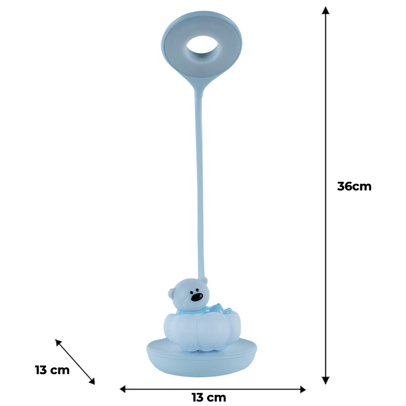 Настольная лампа LED с аккумулятором Cloudy Bear Kite K24-493-2-3, голубой