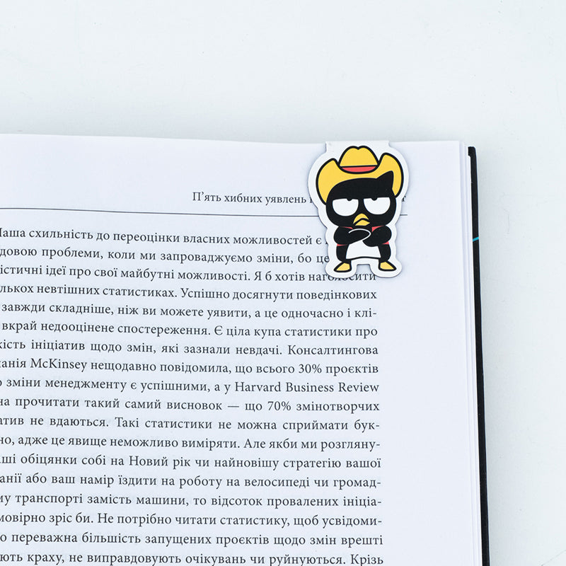 Набір магнітних закладок з фігурними скріпками Kite Bad Badtz-Maru HK24-495