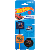 Набор магнитных закладок-ляссе Kite Hot Wheels HW24-497 Набор магнитных закладок-ляссе Kite Hot Wheels HW24-497