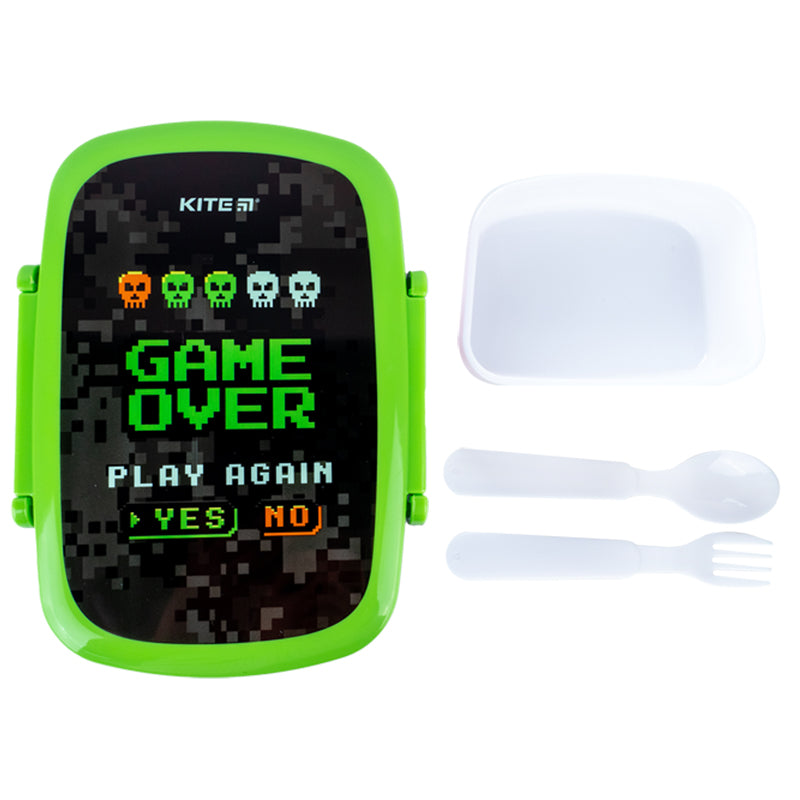 Ланчбокс с наполнением Kite Game over K24-163-1, 750 мл