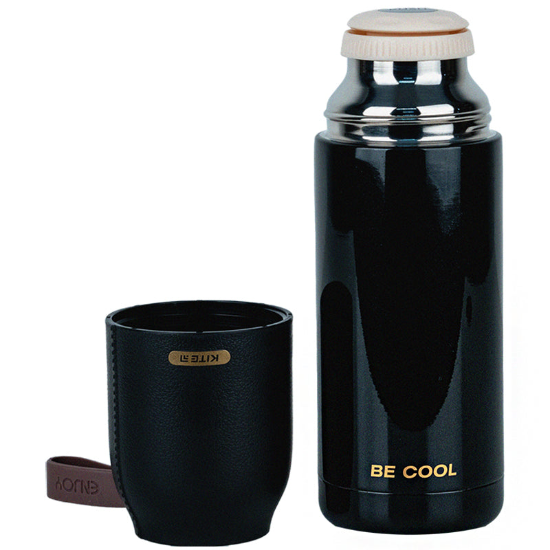 Термос Kite Pearl K24-302-1, 350 мл, чорний