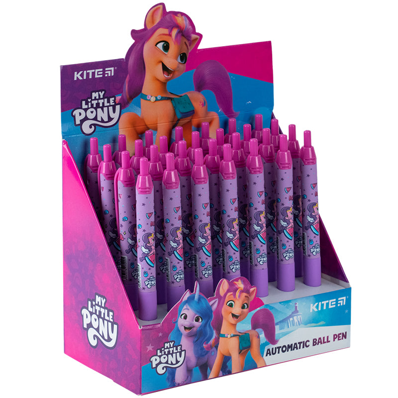 Ручка кулькова автоматична Kite My Little Pony LP24-039, синя