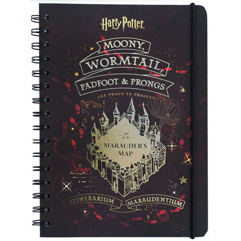 Блокнот на спіралі Harry Potter HP24-190, A5, 80 аркушів, клітинка