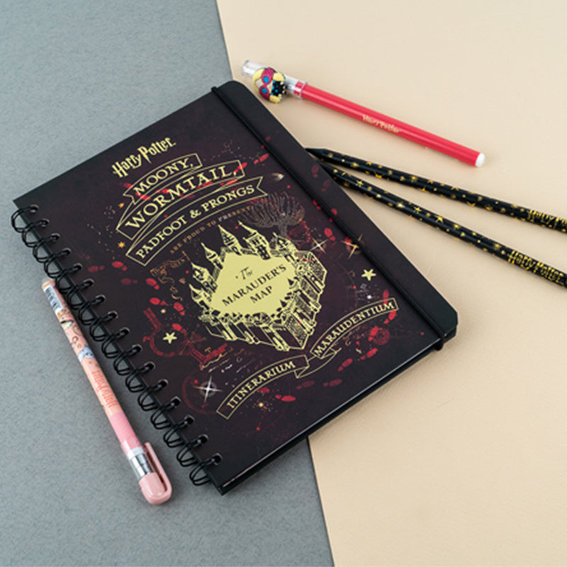 Блокнот на спіралі Harry Potter HP24-190, A5, 80 аркушів, клітинка