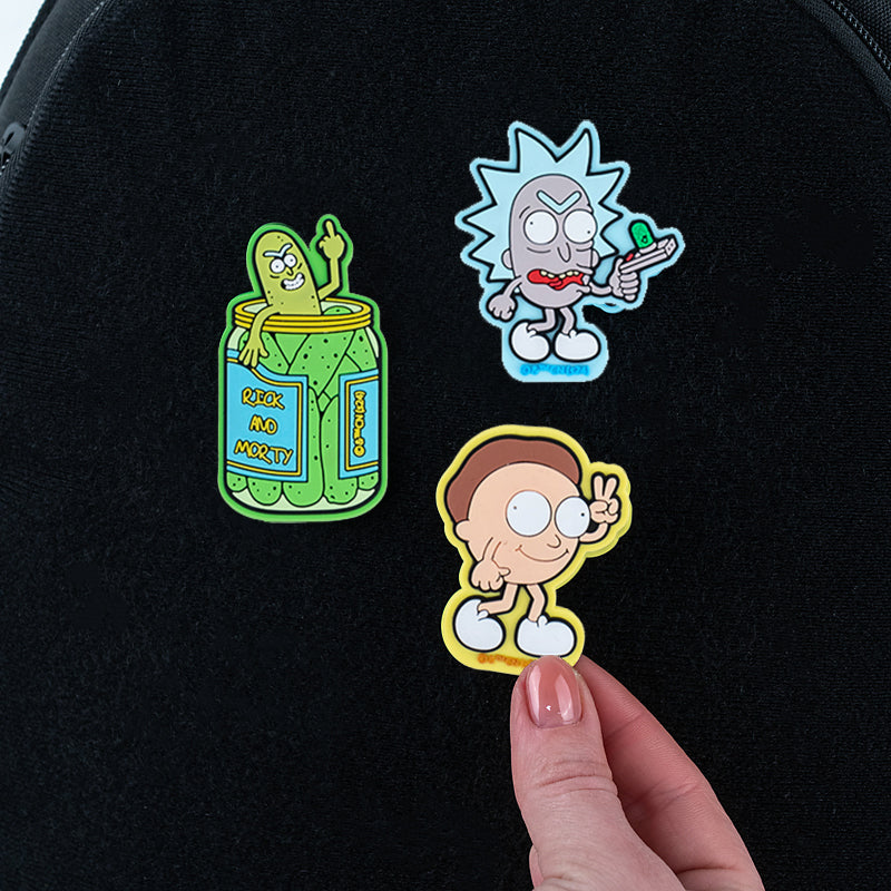 Набор бейджей на липучке Kite Rick and Morty RM24-3012, 3 шт.
