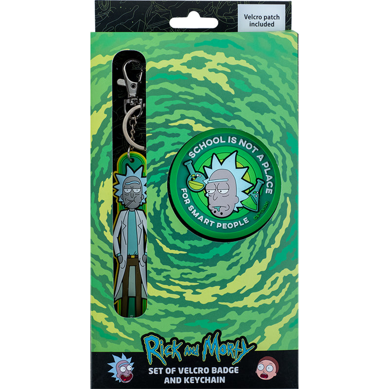 Набор бейдж на липучке и подвеска Kite Rick and Morty RM24-3010, 2 шт.