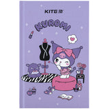 Книга записна Kite Kuromi HK24-199-2, тверда обкладинка, А6, 80 аркушів, клітинка Книга записна Kite Kuromi HK24-199-2, тверда обкладинка, А6, 80 аркушів, клітинка