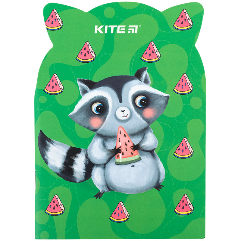 Блокнот Kite Tasty racoon K24-461-4, 48 аркушів, клітинка