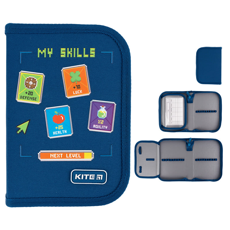 Пенал без наполнения Kite K24-621-6, 1 отделение, 1 отворот