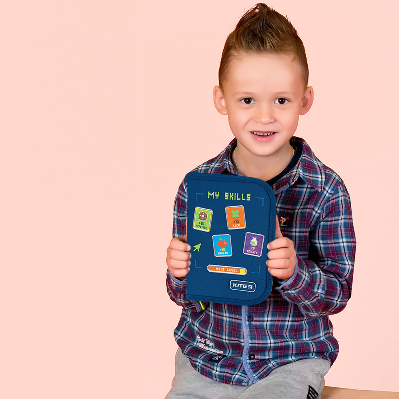 Пенал без наполнения Kite K24-621-6, 1 отделение, 1 отворот