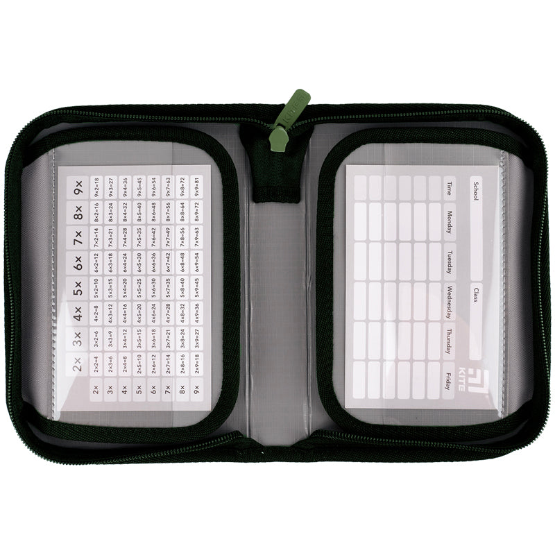 Пенал без наполнения Kite Air Force K24-622-10, 1 отделение, 2 отворота