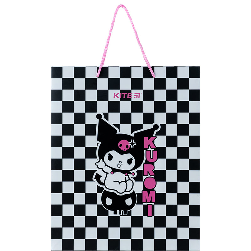 Пакет бумажный подарочный Kite Kuromi HK24-266, 26х32см