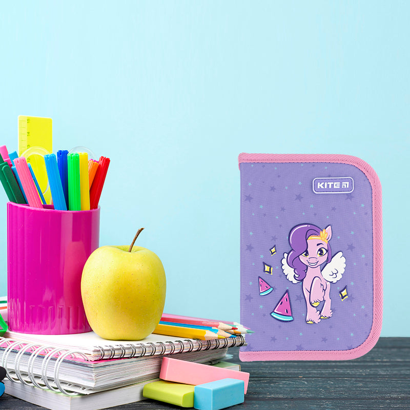 Пенал с наполнением Kite My Little Pony LP24-622H, 1 отделение, 2 отворота