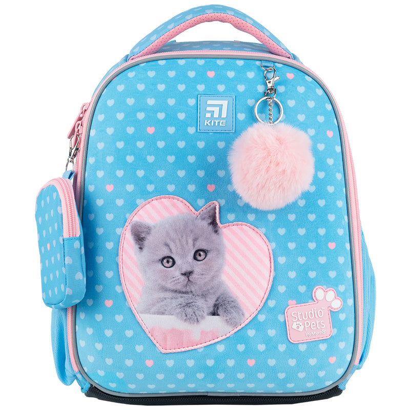 Рюкзак школьный каркасный Kite Education Studio Pets SP24-555S-1
