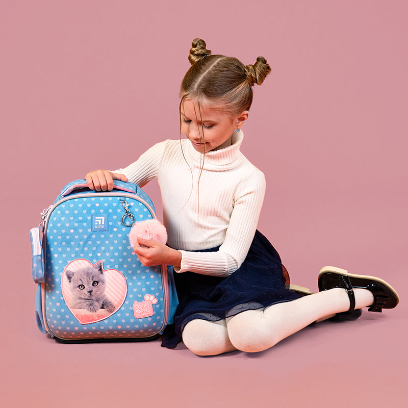 Рюкзак школьный каркасный Kite Education Studio Pets SP24-555S-1