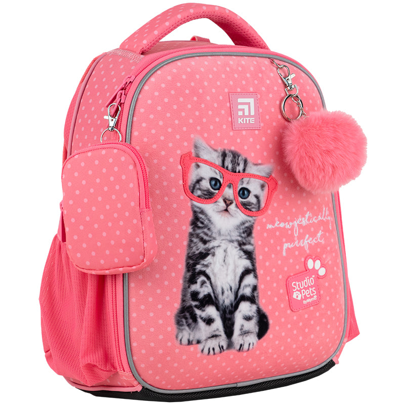 Рюкзак школьный каркасный Kite Education Studio Pets SP24-555S-2