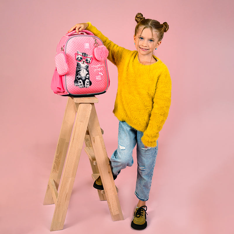 Рюкзак школьный каркасный Kite Education Studio Pets SP24-555S-2