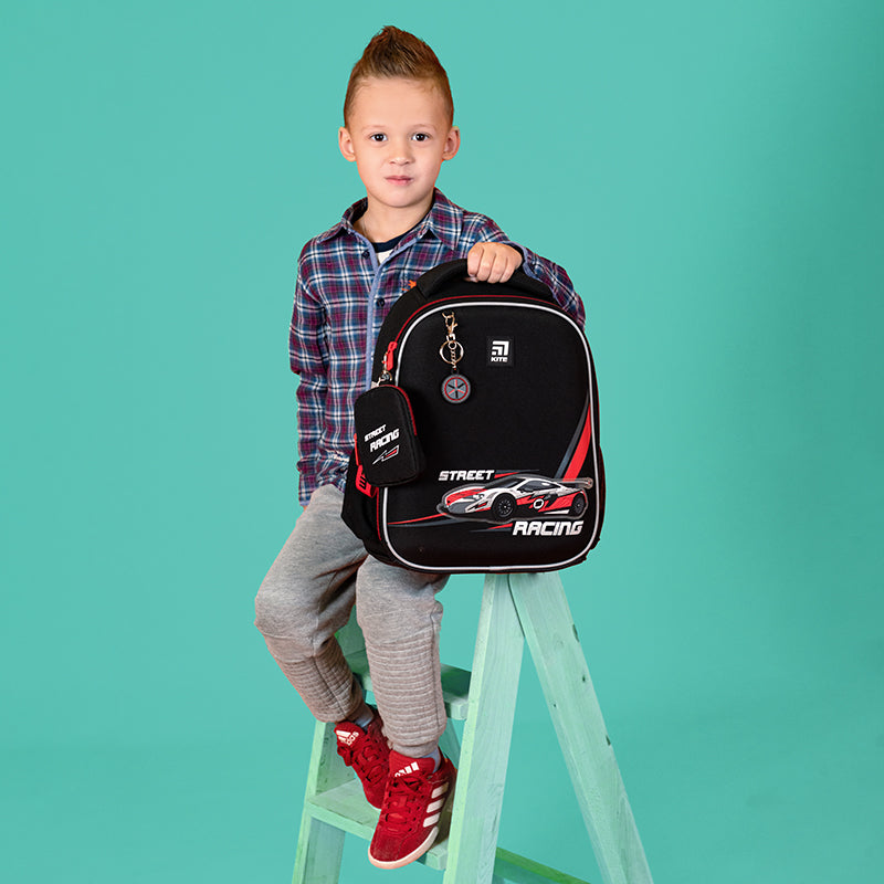 Рюкзак школьный каркасный Kite Education Racing K24-555S-5