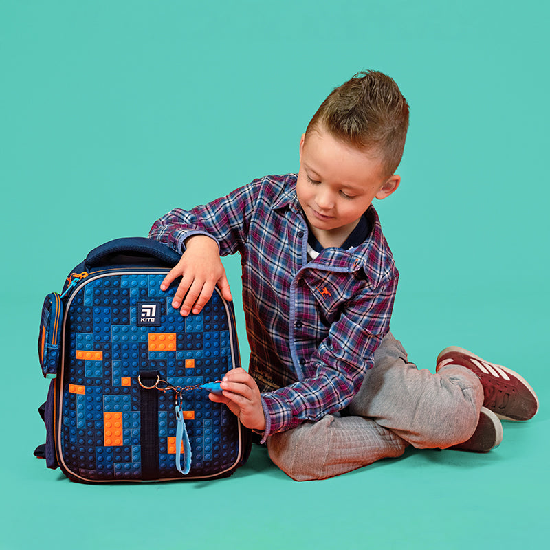 Рюкзак школьный каркасный Kite Education Blocks K24-555S-6