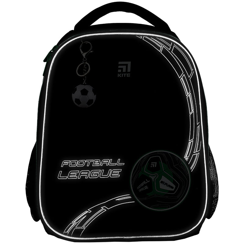 Рюкзак школьный каркасный Kite Education Football K24-555S-9