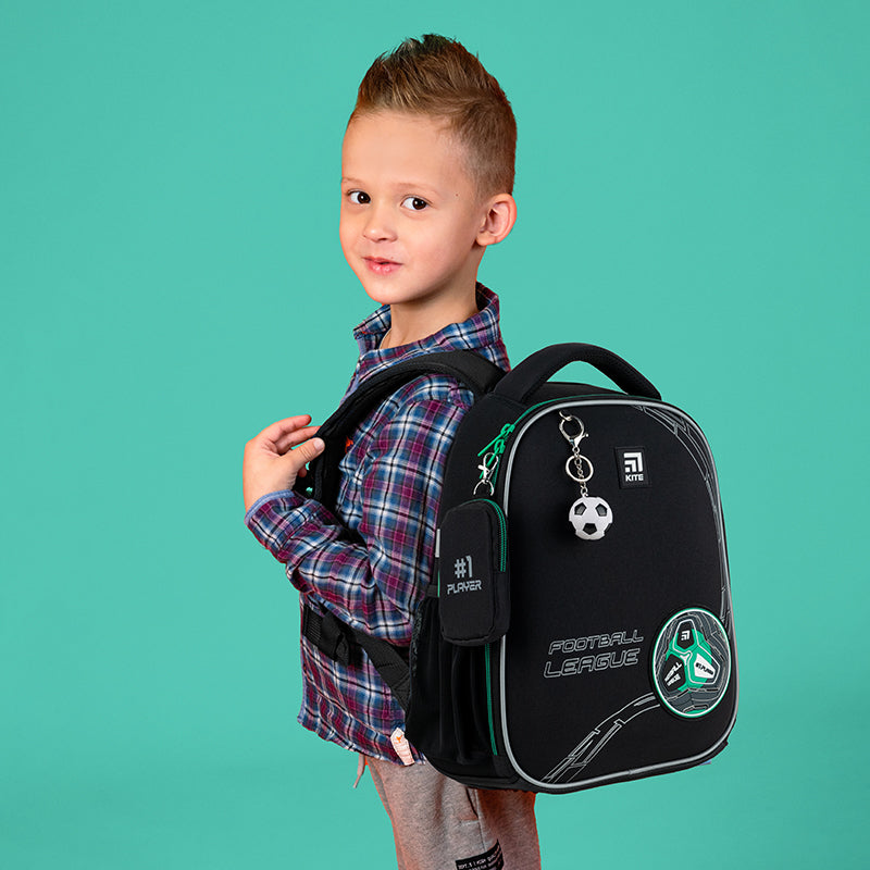 Рюкзак школьный каркасный Kite Education Football K24-555S-9