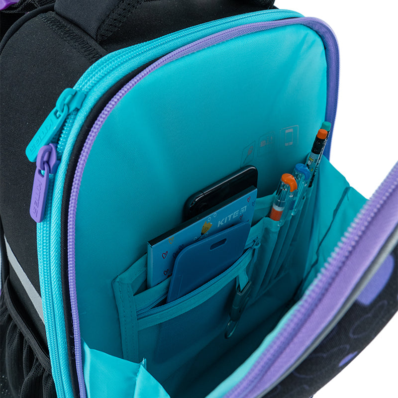 Рюкзак шкільний каркасний Kite Education Catsline K24-531M-1