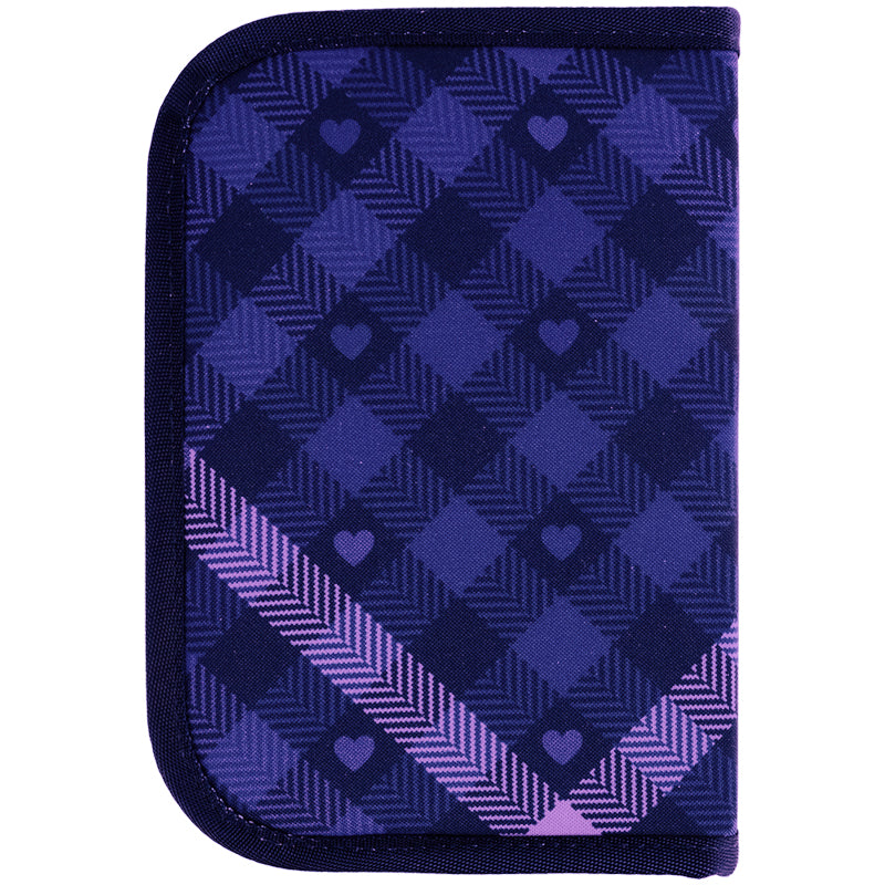 Школьный набор Kite Check and Hearts SET_K24-555S-1 (рюкзак, пенал, сумка)