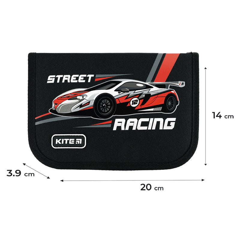 Шкільний набір Kite Racing SET_K24-555S-5 (рюкзак, пенал, сумка)