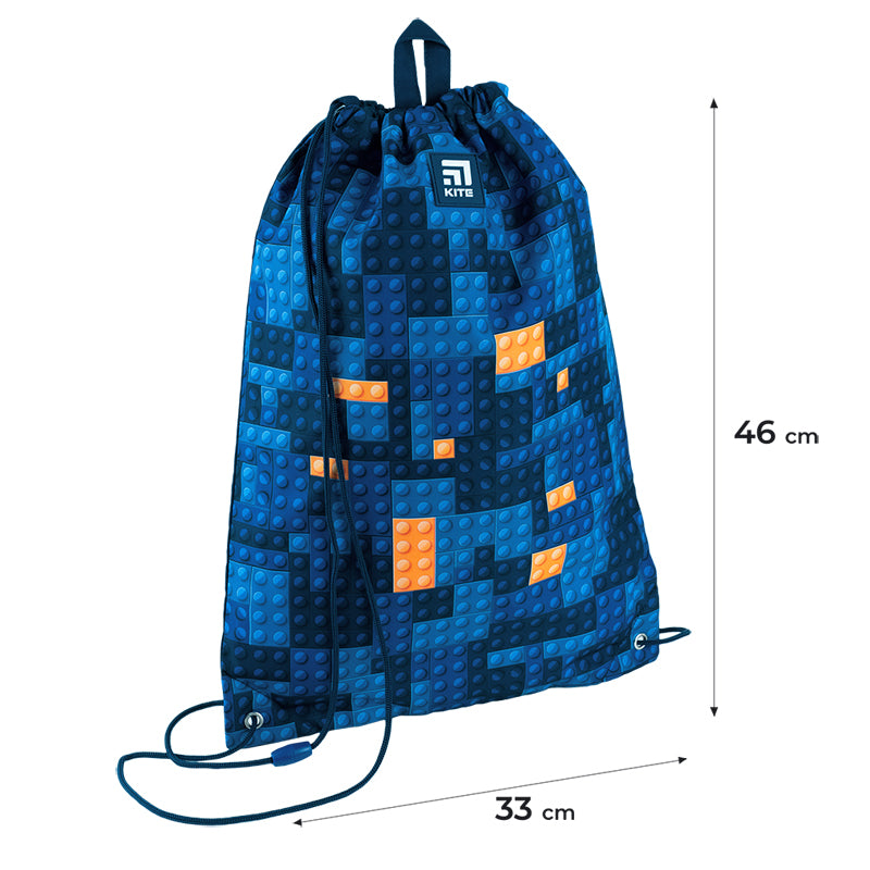 Школьный набор Kite Blocks SET_K24-555S-6 (рюкзак, пенал, сумка)