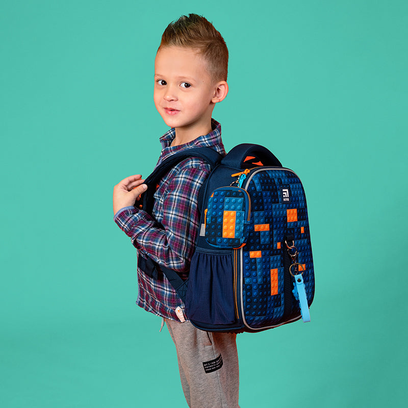 Школьный набор Kite Blocks SET_K24-555S-6 (рюкзак, пенал, сумка)