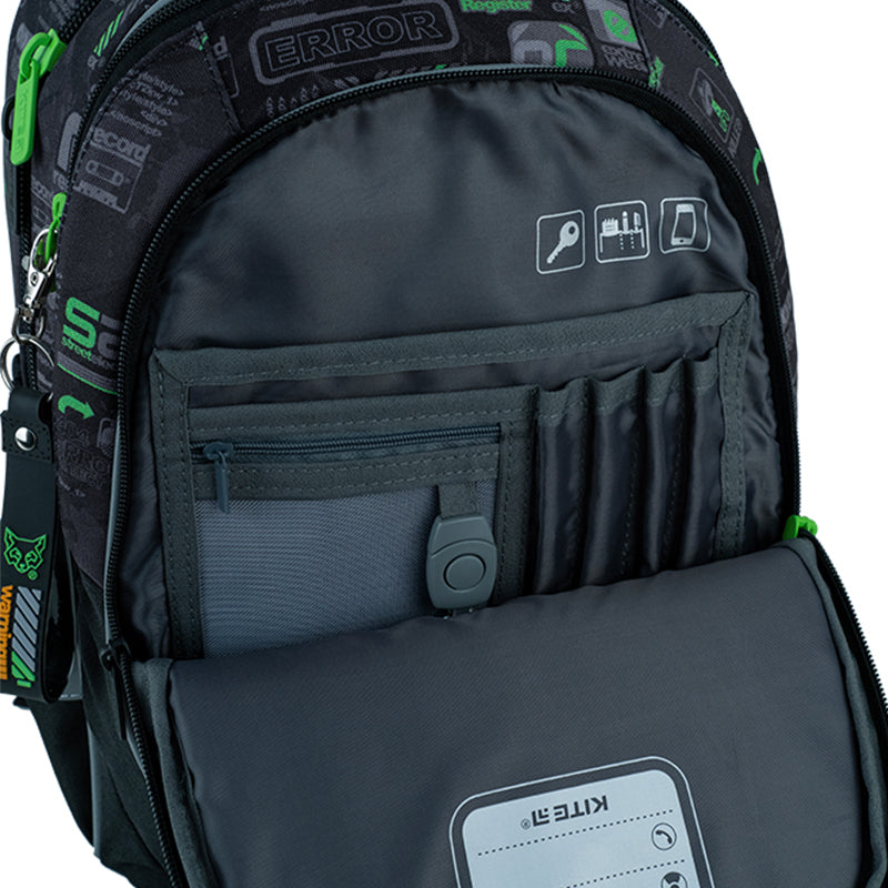 Школьный набор Kite Fox Rules SET_K24-700M-4 (рюкзак, пенал, сумка)