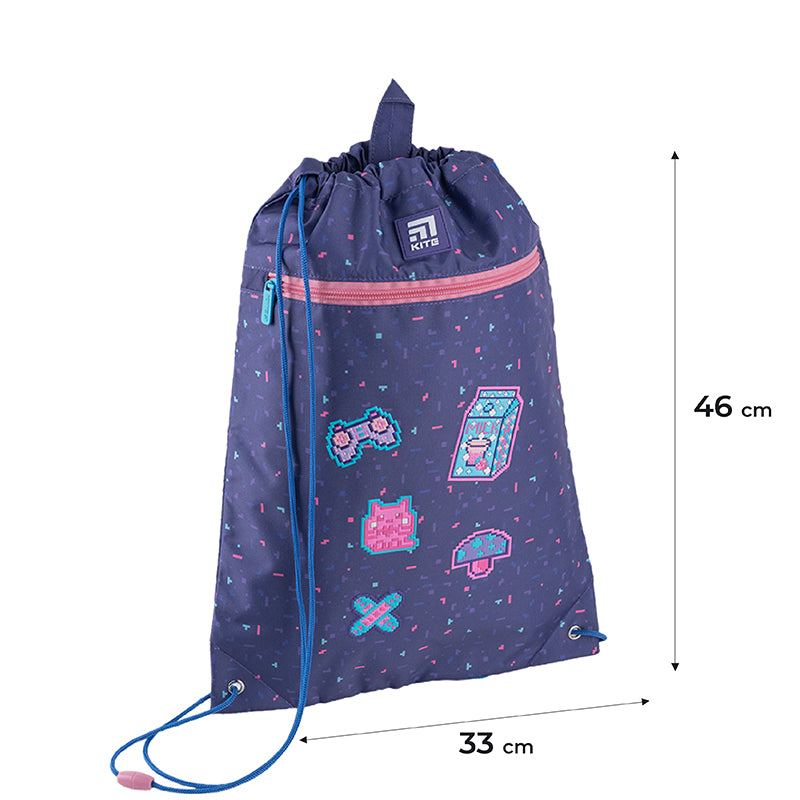 Школьный набор Kite Pixel Love SET_K24-770M-1 (рюкзак, пенал, сумка)