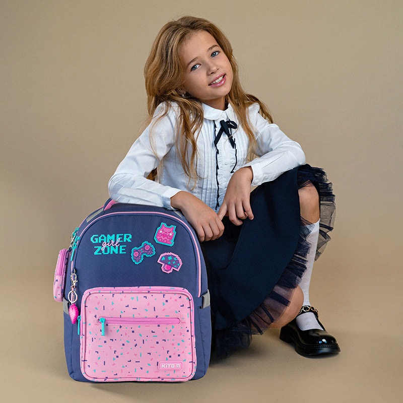 Школьный набор Kite Pixel Love SET_K24-770M-1 (рюкзак, пенал, сумка)
