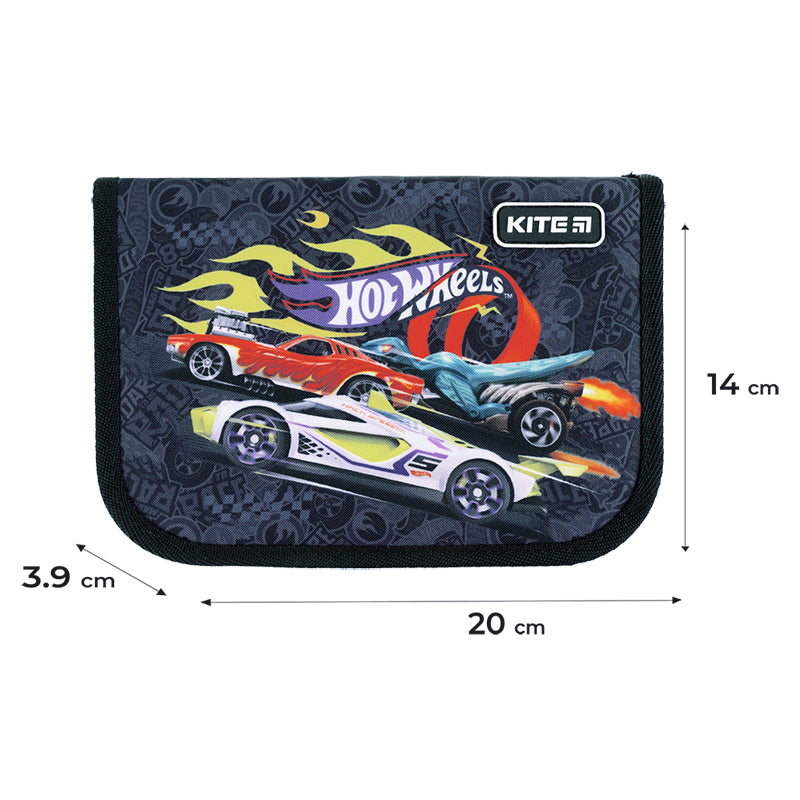 Шкільний набір Kite Hot Wheels SET_HW24-501S (рюкзак, пенал, сумка)