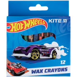 Крейда воскова Hot Wheels HW24-070, 12 кольорів Крейда воскова Hot Wheels HW24-070, 12 кольорів