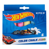 Крейда кольорова Kite Jumbo Hot Wheels HW24-073, 6 кольорів Крейда кольорова Kite Jumbo Hot Wheels HW24-073, 6 кольорів