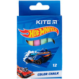 Крейда кольорова Kite Hot Wheels HW24-075, 12 штук Крейда кольорова Kite Hot Wheels HW24-075, 12 штук