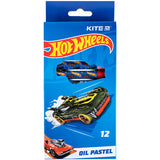 Пастель масляна Kite Hot Wheels HW24-071, 12 кольорів Пастель масляна Kite Hot Wheels HW24-071, 12 кольорів