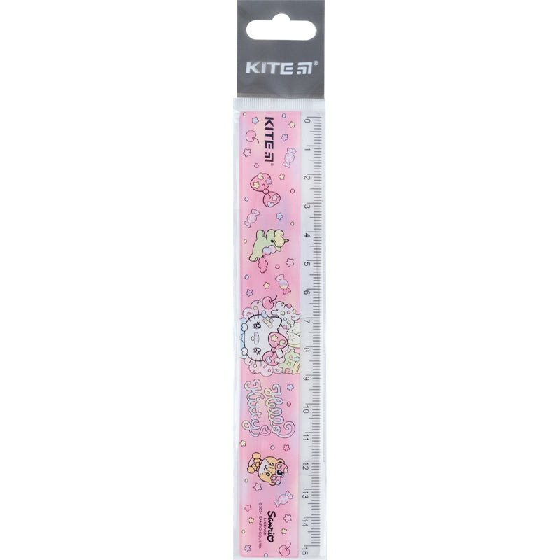 Линейка пластиковая Kite Hello Kitty HK24-090-2, 15 см