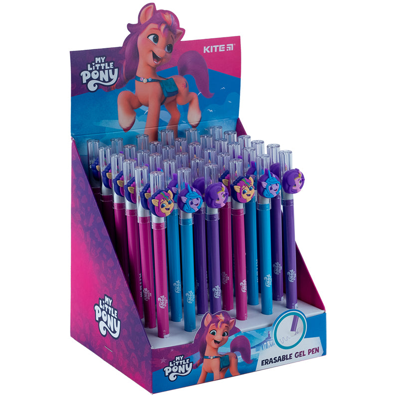 Ручка гелева "пиши-стирай" Kite My Little Pony LP24-352, синя