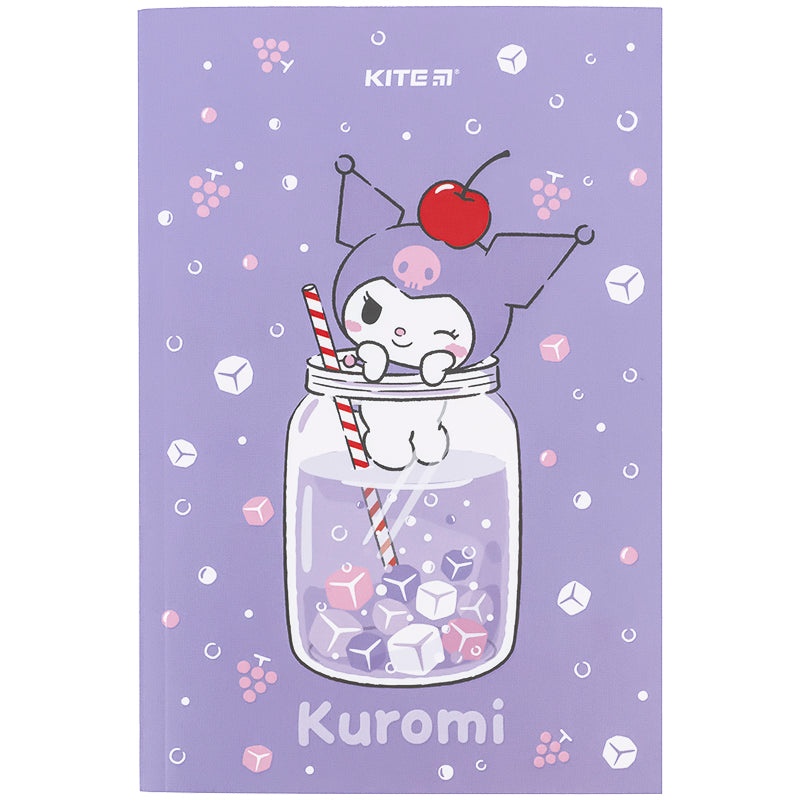 Блокнот Kite Kuromi HK24-193-2, термобіндер, А5, 64 аркуші, нелінований