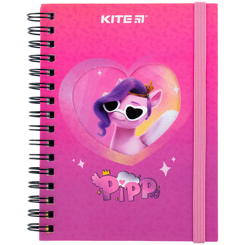 Блокнот на спіралі Kite My Little Pony LP24-229, А6, 80 аркушів, клітинка