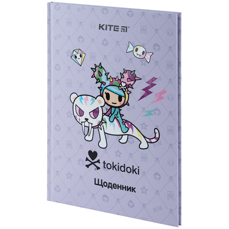 Щоденник шкільний Kite tokidoki TK24-262-2, тверда обкладинка