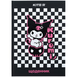 Щоденник шкільний Kite Kuromi HK24-262-3, тверда обкладинка Щоденник шкільний Kite Kuromi HK24-262-3, тверда обкладинка