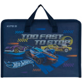 Папка-портфель на молнии Kite Hot Wheels HW24-202, 1 отделение, A4 Папка-портфель на молнии Kite Hot Wheels HW24-202, 1 отделение, A4