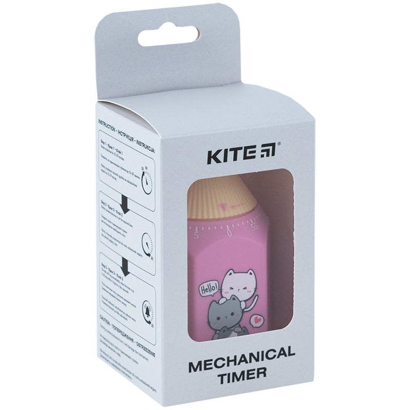 Таймер механічний Kite Cute Cats K24-171-1