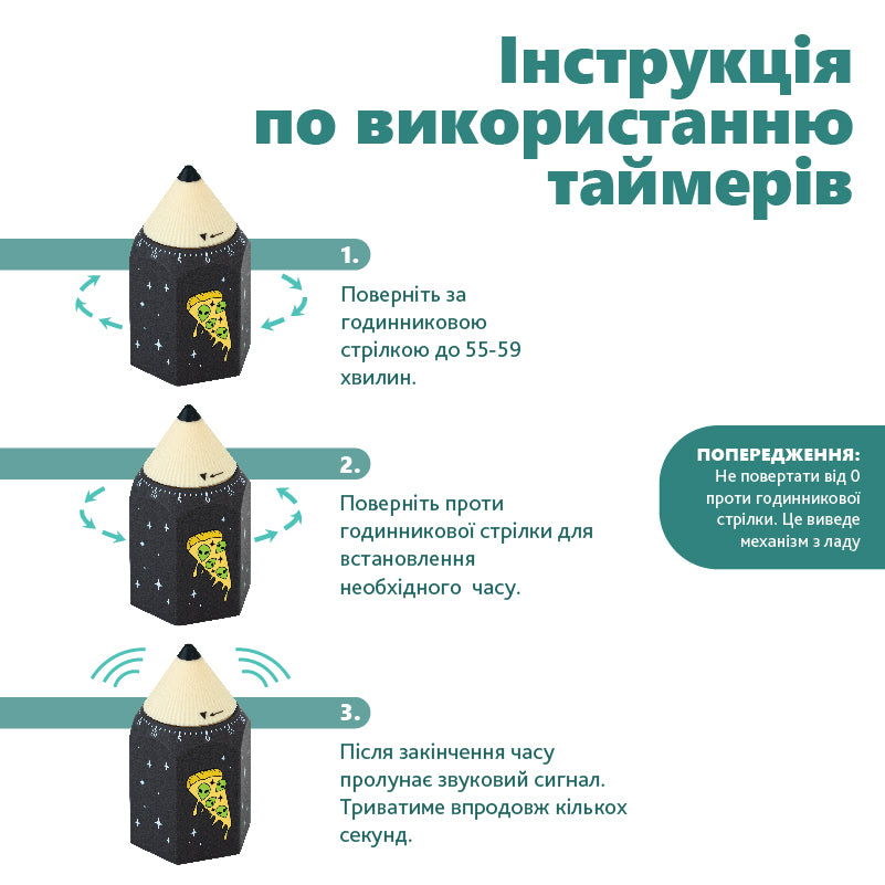 Таймер механічний Kite Space K24-171-2